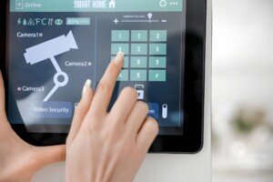 Modern access control system installed by AY Security Systems in London.